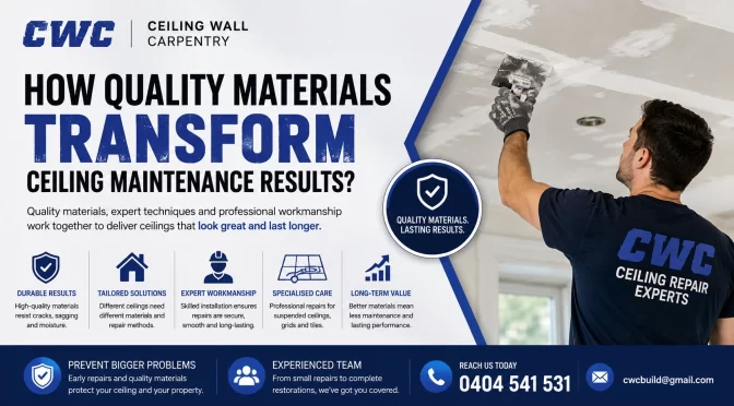 Ceiling Maintenance