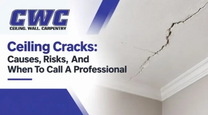 Ceiling Cracks Causes Risks And When To Call A Professional